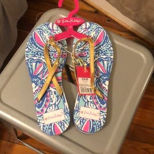 Target Lilly flip flops